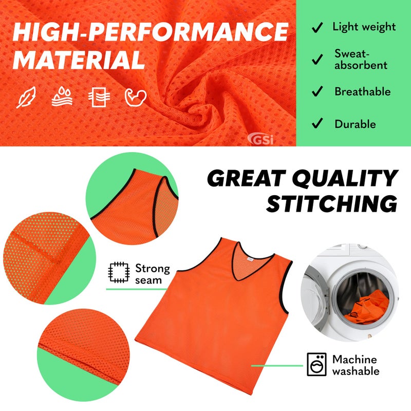 GSi Pinnies - pack of 6 - Orange - Image 4